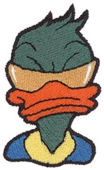 Duck with Shades Embroidery Design Save Now