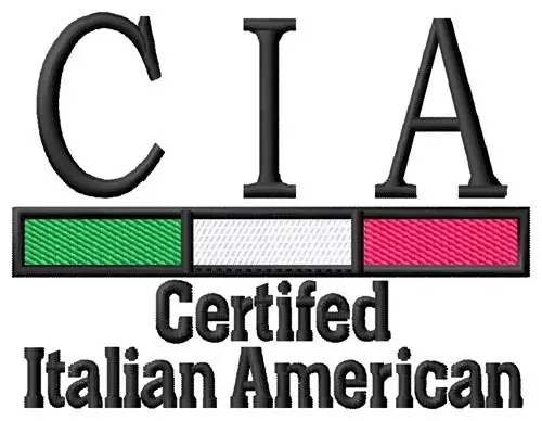 Original Certified Italian American Embroidery Design