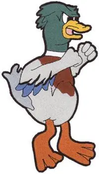 Sale Fighting Duck Embroidery Design