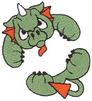 Hugging Dragon Embroidery Design Limited Offer