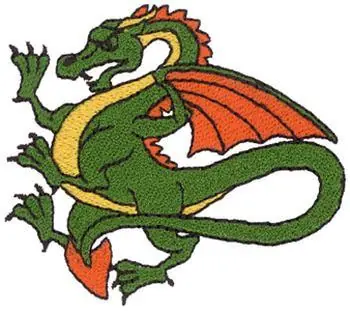 Buy Direct Flying Dragon Embroidery Design