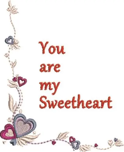 Hassle-Free Returns Sweetheart Border Embroidery Design