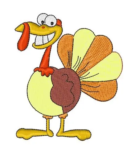Thanksgiving Turkey Embroidery Design Discount