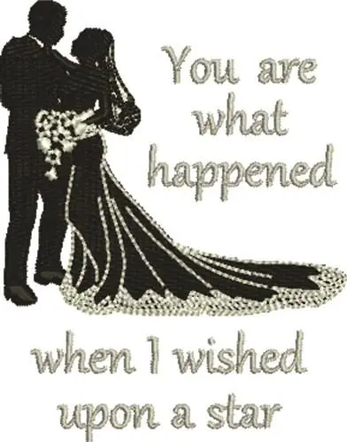 Hot Deal I Wished Embroidery Design