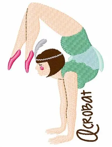 Final Sale Acrobat Embroidery Design