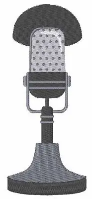 Wireless Microphone Embroidery Design One Day Deal