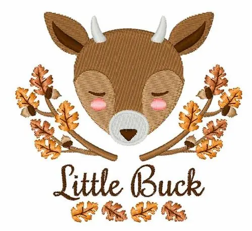 Little Buck Embroidery Design Low Price