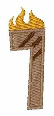 Grill Master Font 7 Embroidery Design Warranty Included