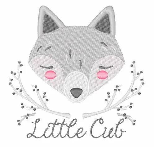 Big Sale Little Cub Embroidery Design