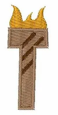Budget Grill Master Font T Embroidery Design