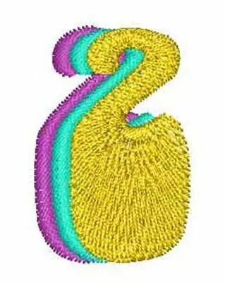 Groovy Font 2 Embroidery Design In Demand