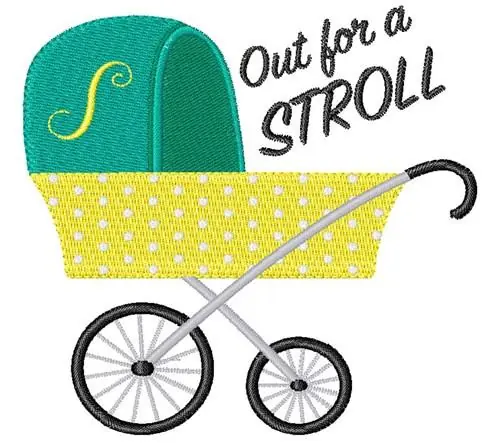 No Minimum Order Out For Stroll Embroidery Design