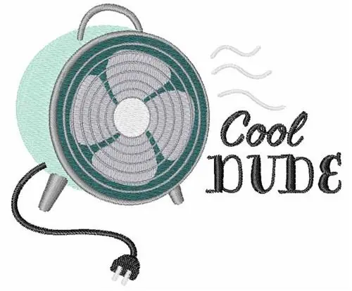 Cool Dude Embroidery Design Same Day Shipping