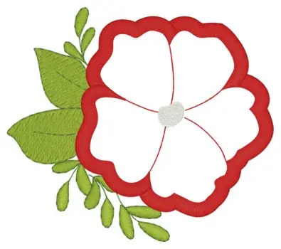 Flower Applique Embroidery Design Next Day Delivery