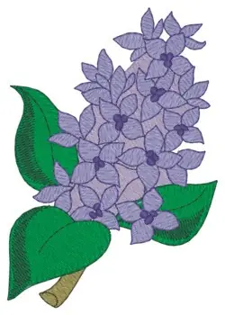 Best Choice Lilacs Embroidery Design