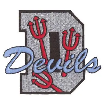 Clearance D for Devils Embroidery Design