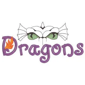 Dragons Eyes Embroidery Design Fresh Stock