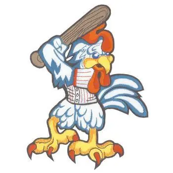 Bulk Order Batting Cock Embroidery Design