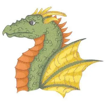 Price Cut Dragons Head Embroidery Design