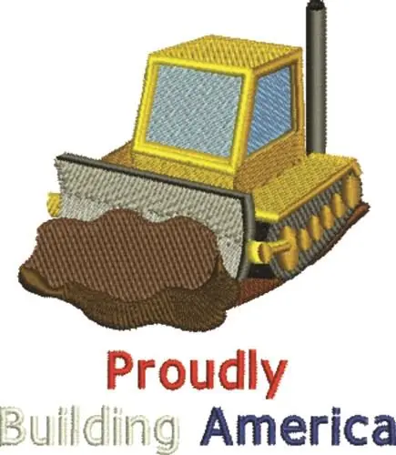 Building America Embroidery Design Low Price