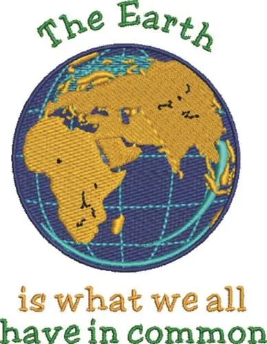 Exclusive Common Earth Embroidery Design