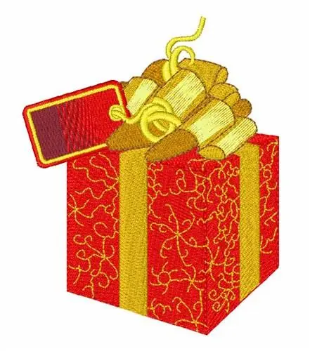 Certified Christmas Gift Embroidery Design
