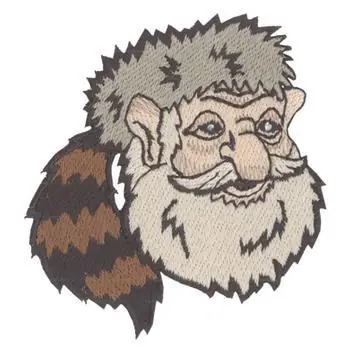 Mountaineer Head Embroidery Design Crafted