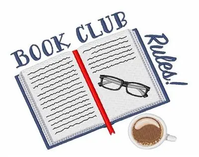 Must Have Book Club Embroidery Design