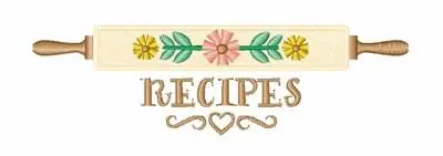 Recipes Embroidery Design Low Price