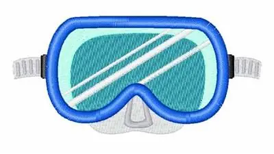 Limited Offer Scuba Mask Embroidery Design