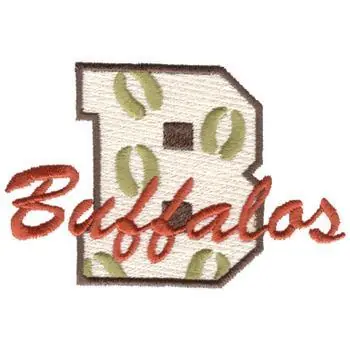 B for Buffalo Embroidery Design Next Day Delivery