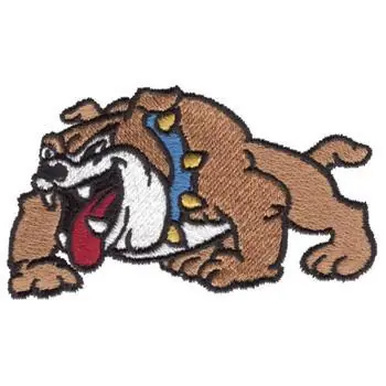 Reduced Price Bulldog Embroidery Design