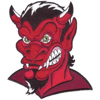 Last Chance Devil Embroidery Design