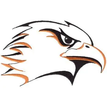 Eagle Head Outline Embroidery Design Popular