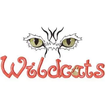 Best Seller Wildcats Eyes Embroidery Design