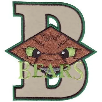 Bears B Applique Embroidery Design Exclusive Offer
