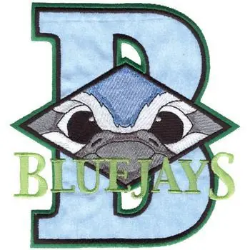 Blue Jays B Applique Embroidery Design Free Returns