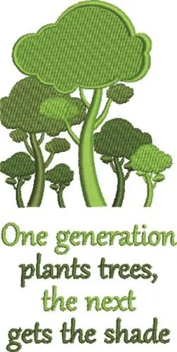 Generation Plants Embroidery Design Factory Price