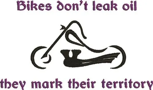 Abstract Motorcycles Mark Territory Embroidery Design Big Sale
