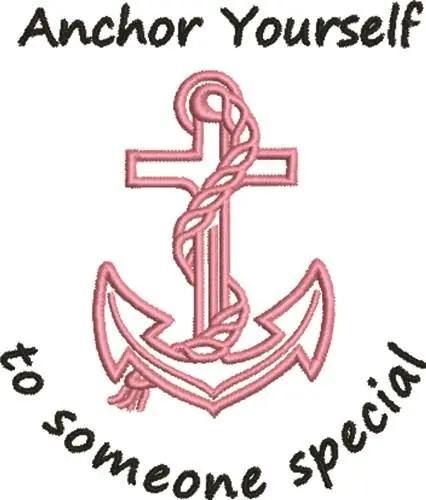 Anchor Yourself Embroidery Design One Day Deal