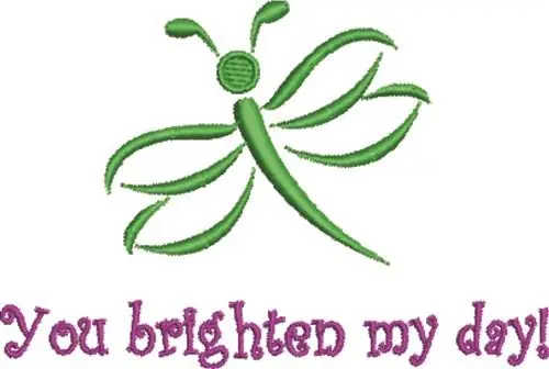 Brighten My Day Embroidery Design Low Price
