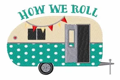 How We Roll Embroidery Design Best Seller
