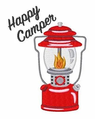 Clearance Happy Camper Embroidery Design