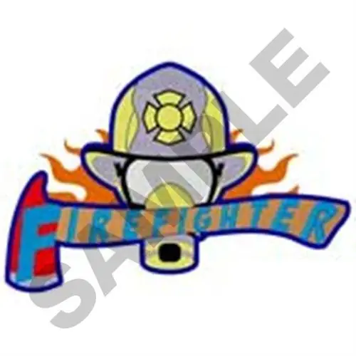 Fire Fighter Embroidery Design Limited Edition