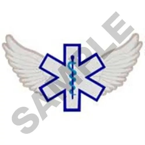 Same Day Shipping Angels In Blue Embroidery Design