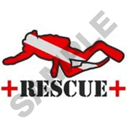 Markdown Scuba Rescue Embroidery Design