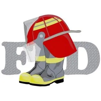 While Supplies Last FD Helmet & Boots Embroidery Design