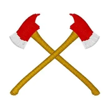 Axes Embroidery Design Original