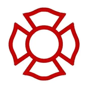 Best Choice Red Maltese Cross Embroidery Design