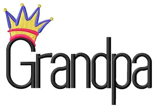 Grandpa Embroidery Design Final Sale